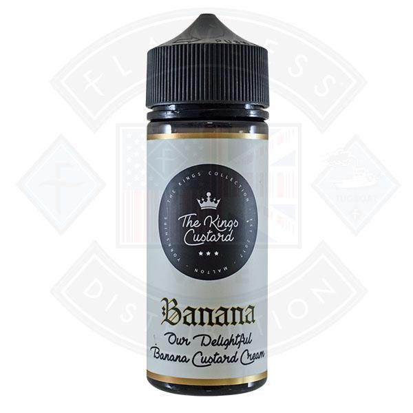 The Kings Custard - Banana 0mg 100ml Shortfill