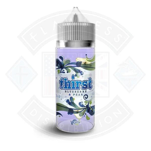 Thirst Blueberry & Pear E liquid 100ml Short fill