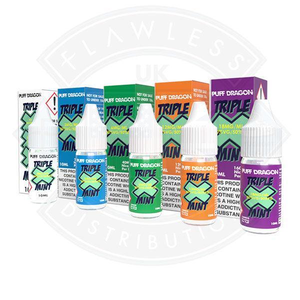 Triple X Mint by Puff Dragon TPD Compliant - 10ml