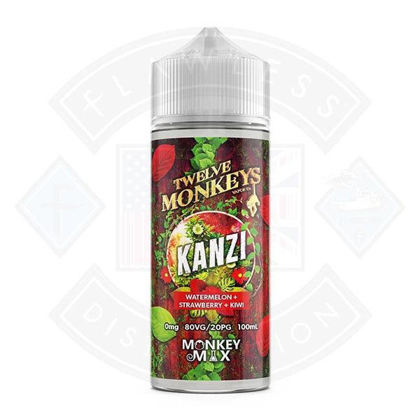 Twelve Monkeys Kanzi 0mg 100ml Shortfill
