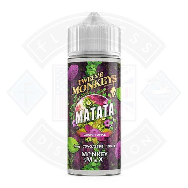 Twelve Monkeys Matata 0mg 100ml Shortfill
