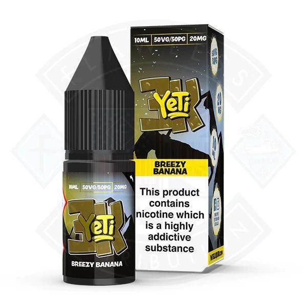 Yeti 3k Bar Salt Breezy Banana 10ml E-liquid