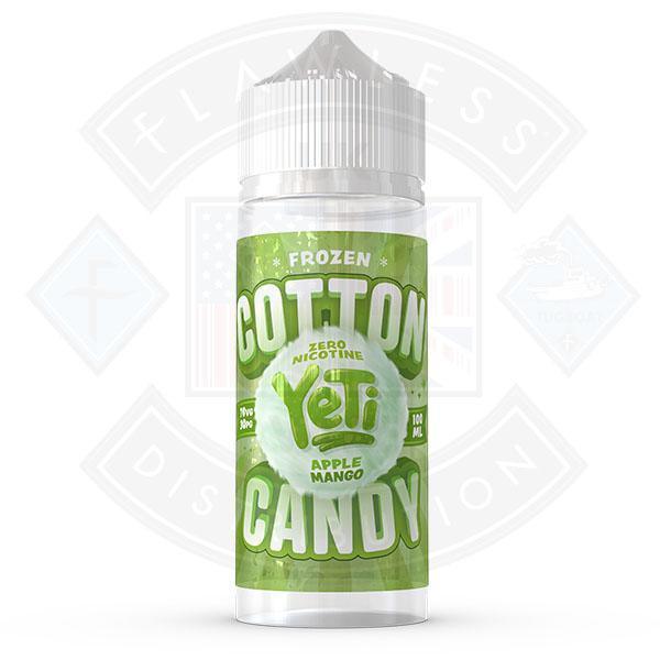 Yeti Cotton Candy Frozen Apple Mango 0mg 100ml Shortfill