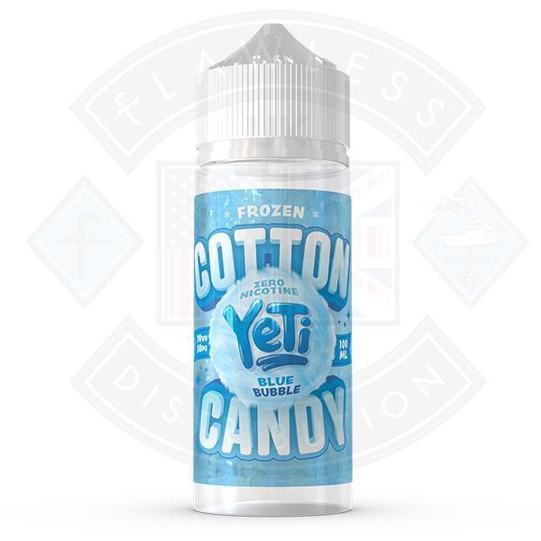 Yeti Cotton Candy Frozen Blue Bubble 0mg 100ml Shortfill