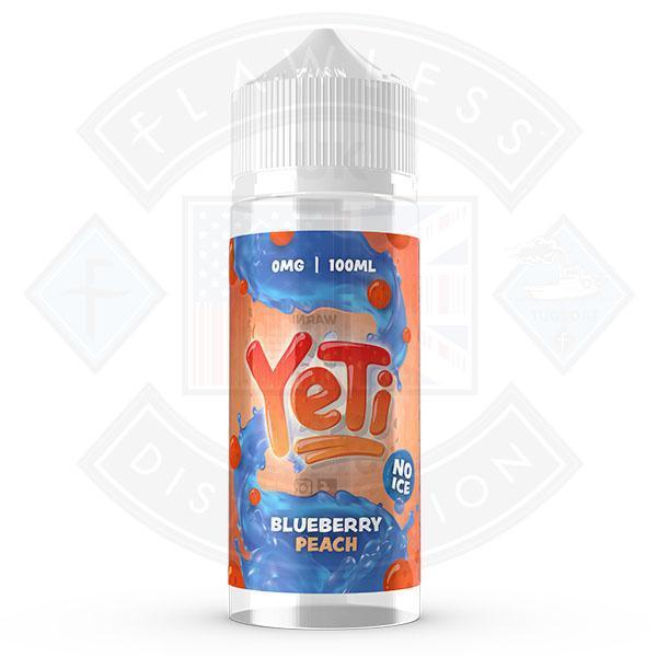 Yeti Defrosted - Blueberry Peach No Ice 100ml 0mg Shortfill E-Liquid