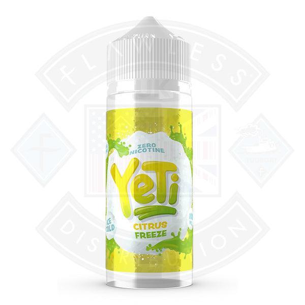 Yeti Ice Cold Citrus Freeze 0mg 100ml Shortfill E-Liquid