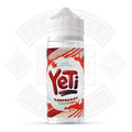 Yeti Raspberry Candy Cane 0mg 100ml Shortfill E-Liquid