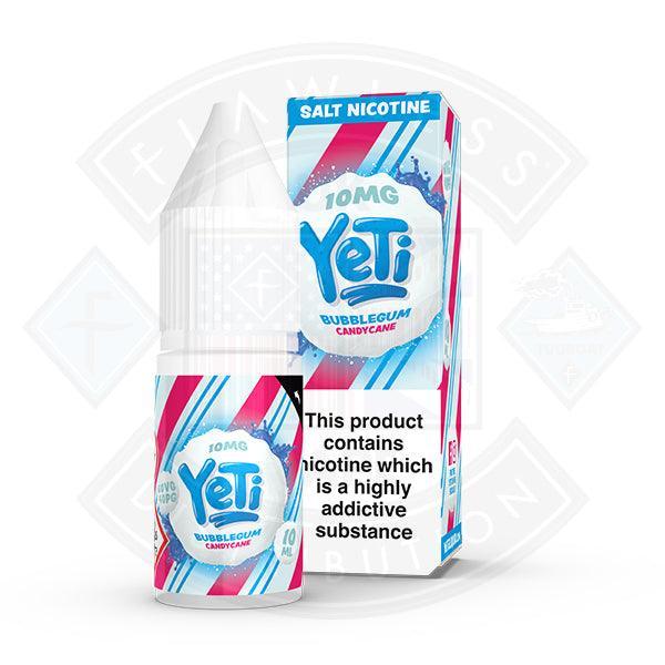 Yeti Salt - Bubblegum Candy Cane 10ml E Liquid