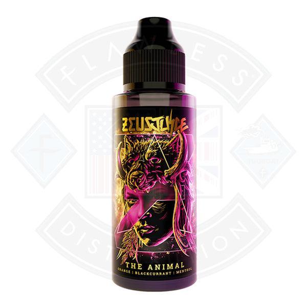 Zeus Juice The Animal 100ml 0mg shortfill e-liquid