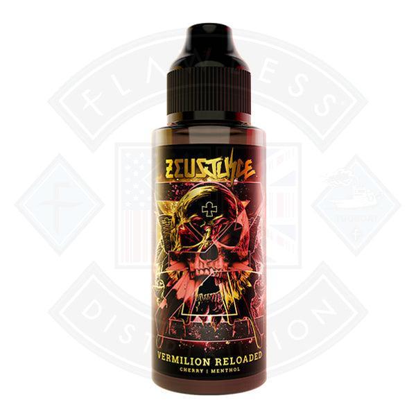 Zeus Juice Vermillion Reloaded 100ml 0mg shortfill e-liquid